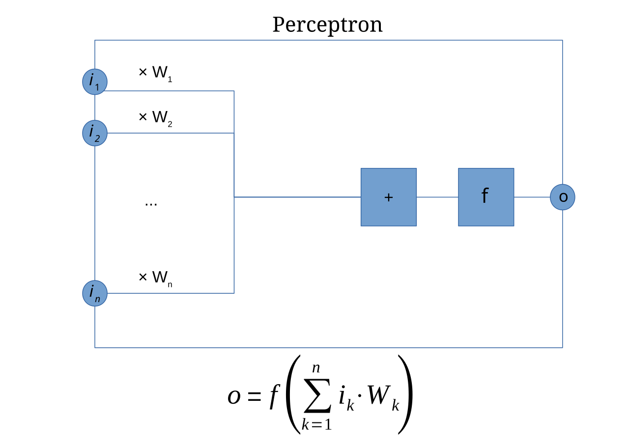 Perceptron diagram